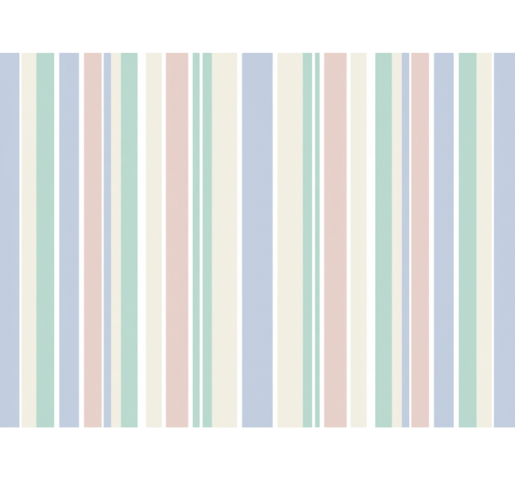 Vertical line wallpaper light pastel stripes - TenStickers