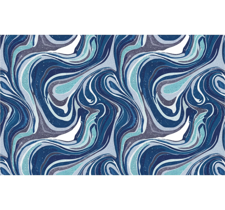 Modern wallpaper dark abstract swirl design - TenStickers