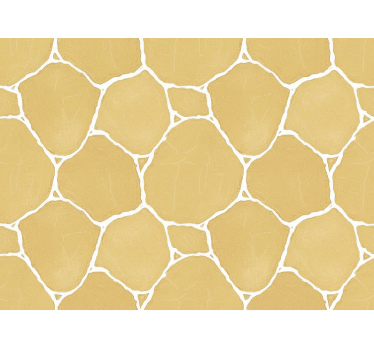 Yellow wallpaper soft yellow plaster wrap - TenStickers