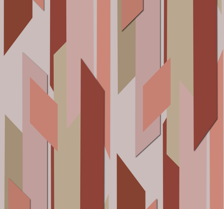Strawberry Field Abstract Wallpaper - TenStickers