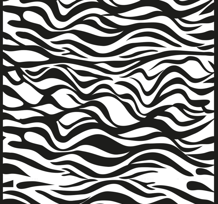 Zebra Stripes Pattern - TenStickers