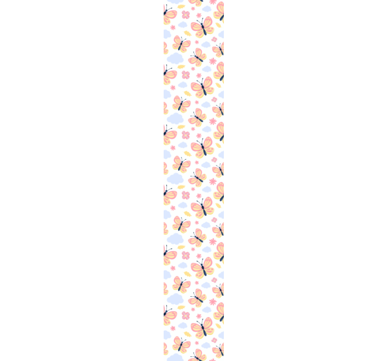 Butterfly Cloud Patterns butterfly wallpaper - TenStickers