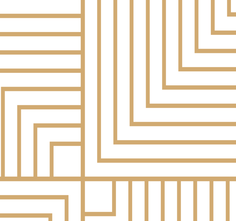 Geometric Maze geometric wallpaper - TenStickers