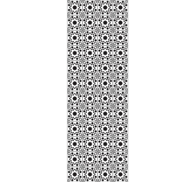 Geometric Tile Ensemble tile wallpaper - TenStickers