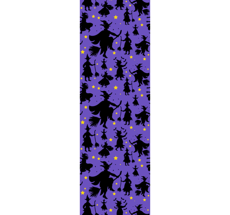 Witch Silhouettes halloween wallpaper - TenStickers