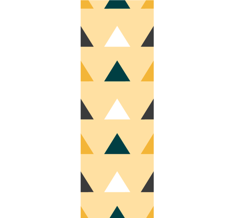 Geometric Triad geometric wallpaper - TenStickers