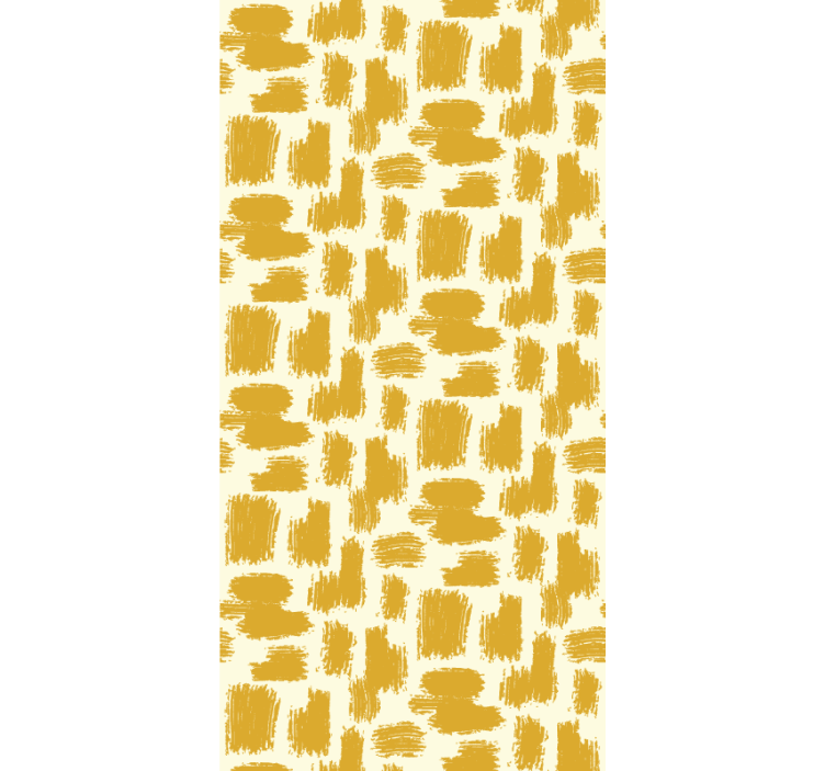 Yellow paint stroke Abstract Wallpaper - TenStickers