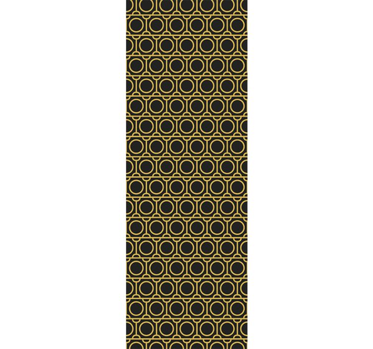 Geometric Rings geometric wallpaper - TenStickers