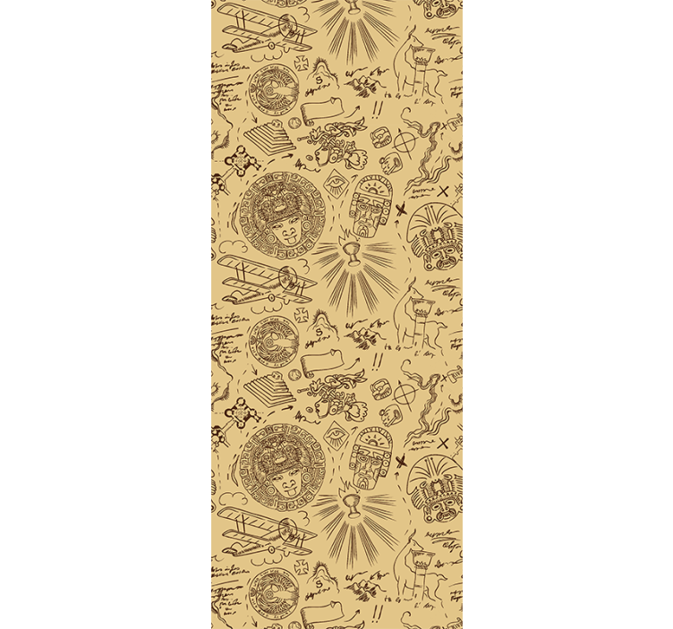 Indiana Jones Ornamental wallpaper - TenStickers