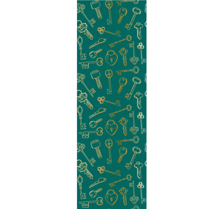 Keys and locks  abstract wallpaper - TenStickers