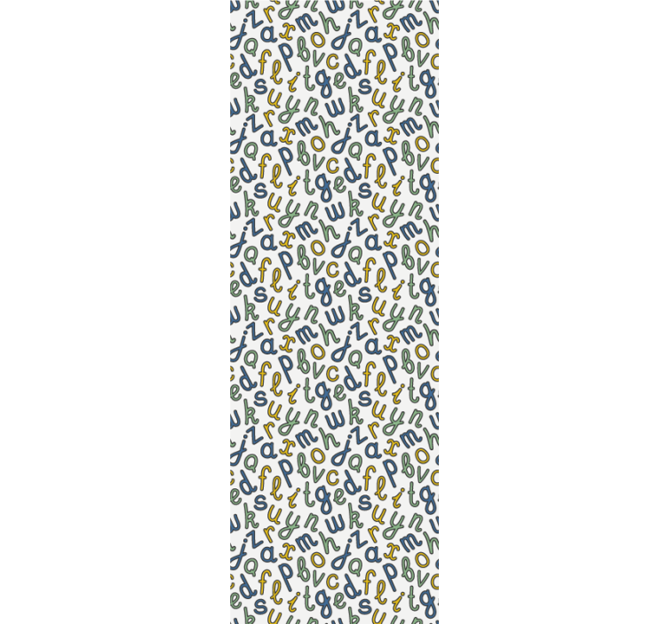 Alphabet Mix letter wallpaper - TenStickers