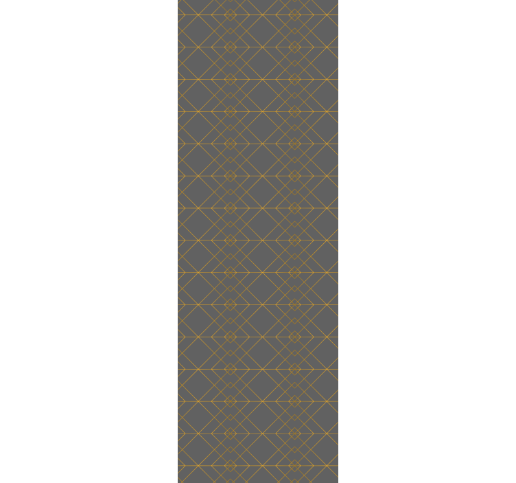 Modern gold print striped wallpaper - TenStickers