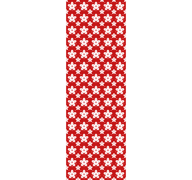 Floral Motif Ensemble floral ornament wallpaper - TenStickers