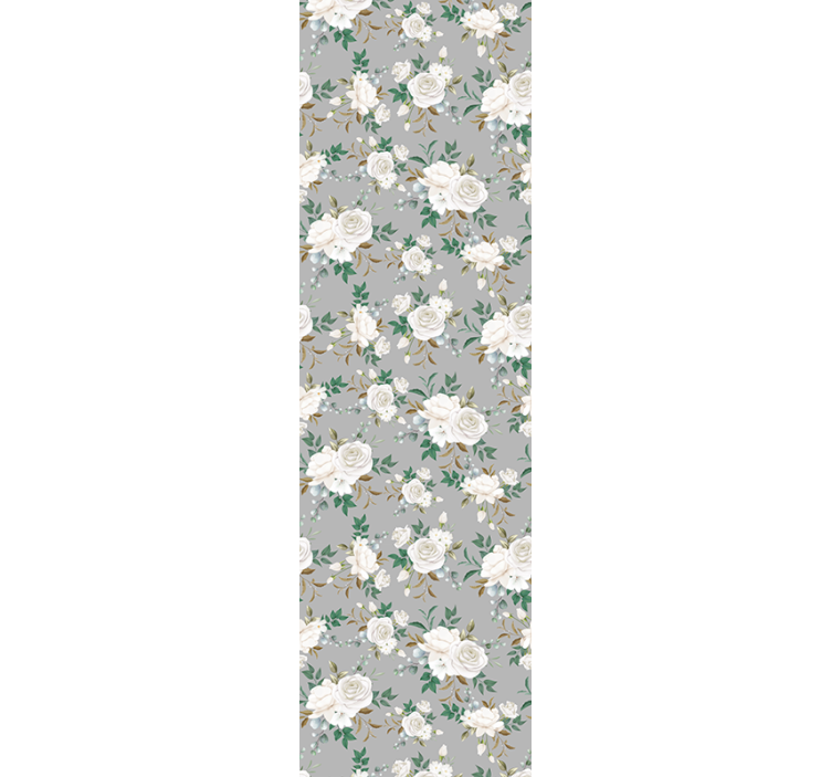 Beautiful seamless  flower pattern wallpaper - TenStickers