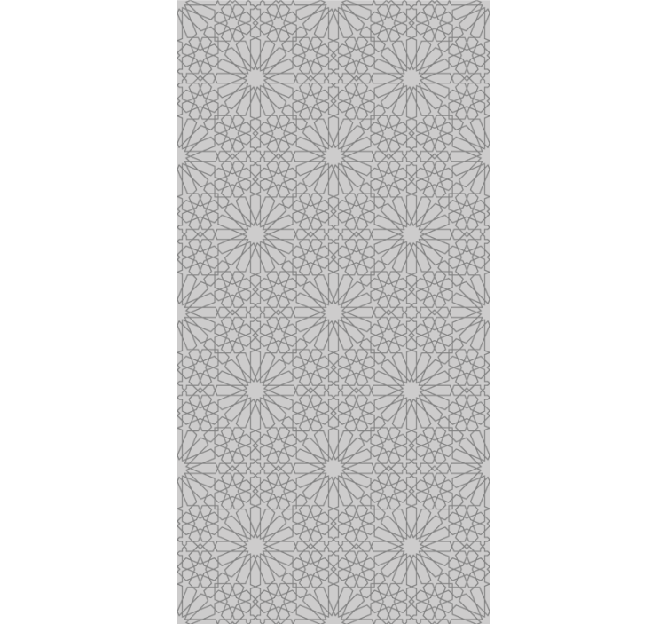Light grey with pattern wallpaper - TenStickers