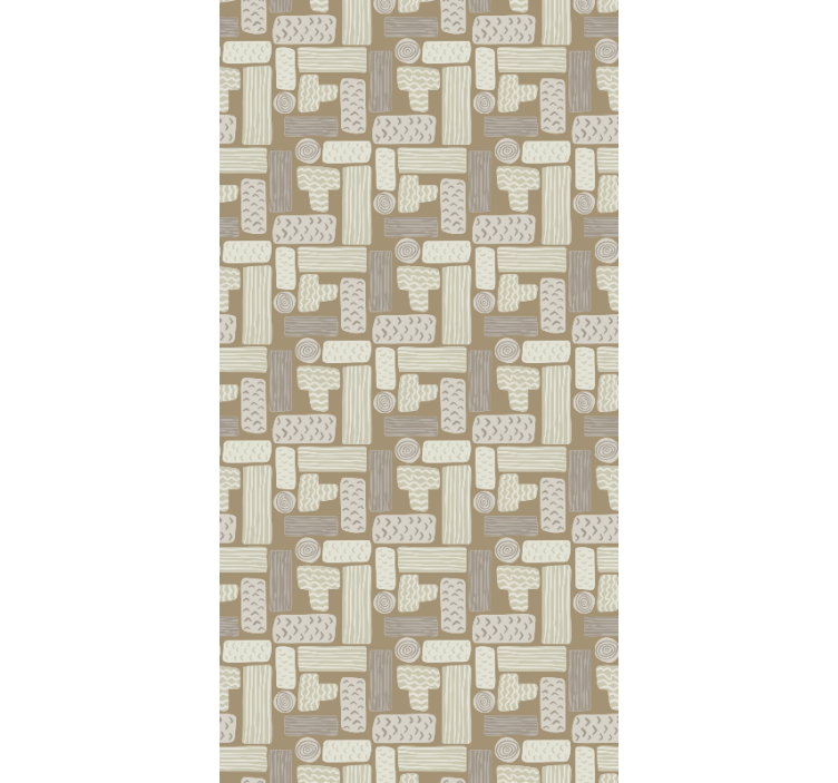 Geometric Marble marble wallpaper - TenStickers