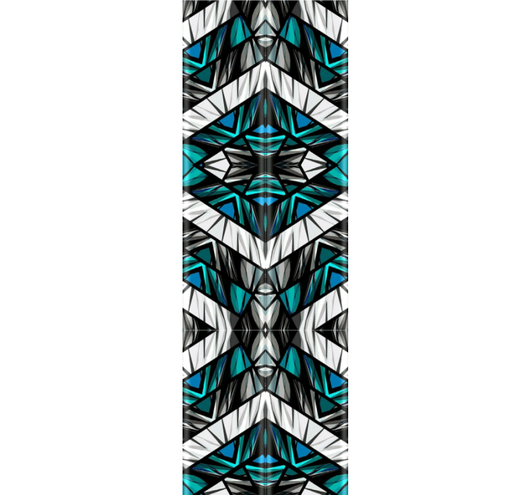 Kaleidoscopic Symmetry geometric wallpaper - TenStickers