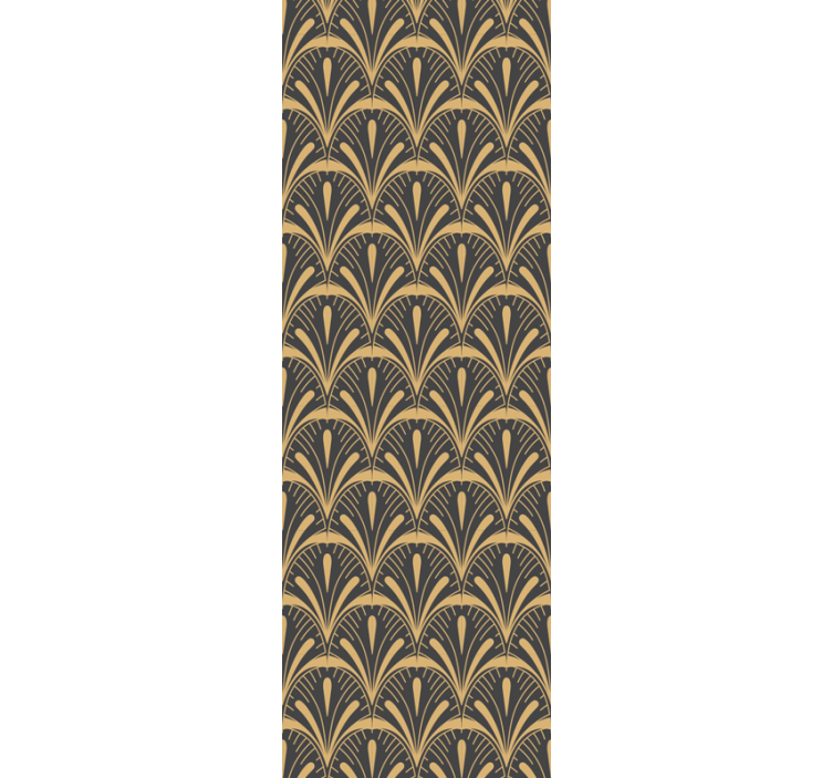 Gatsby elegant pattern home office wallpaper - TenStickers