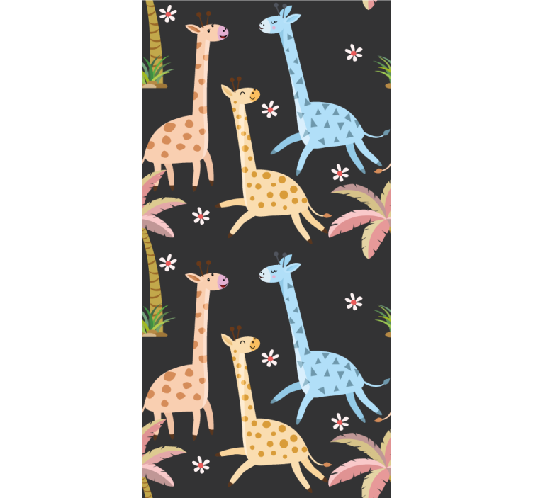 Safari Animal Scene animal wallpaper - TenStickers