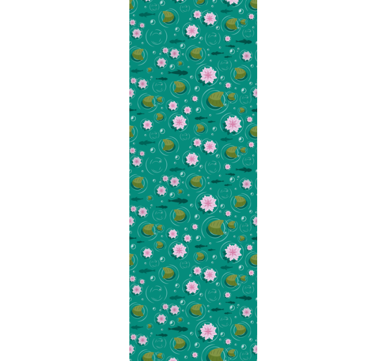 Aquatic Blossoms nature wallpaper - TenStickers