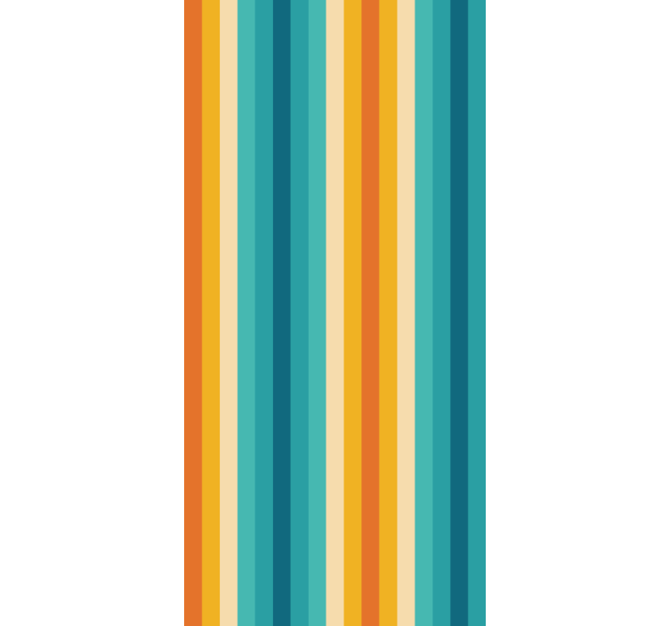 Striped Harmony vertical line wallpaper - TenStickers
