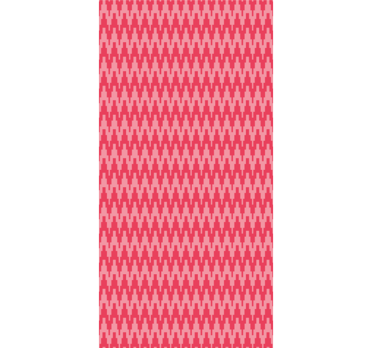Red flax fabric vertical wallpaper - TenStickers