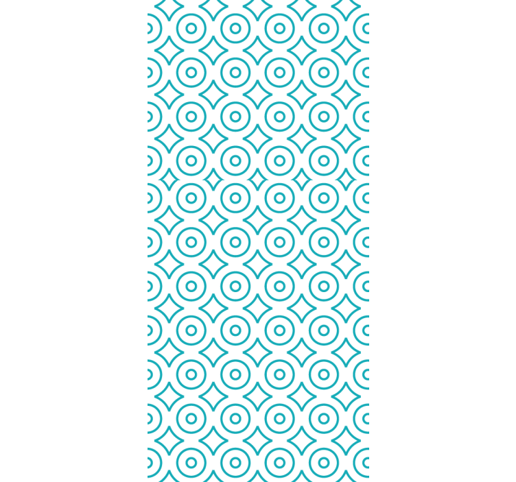 Circular Geometric Pattern geometric wallpaper - TenStickers