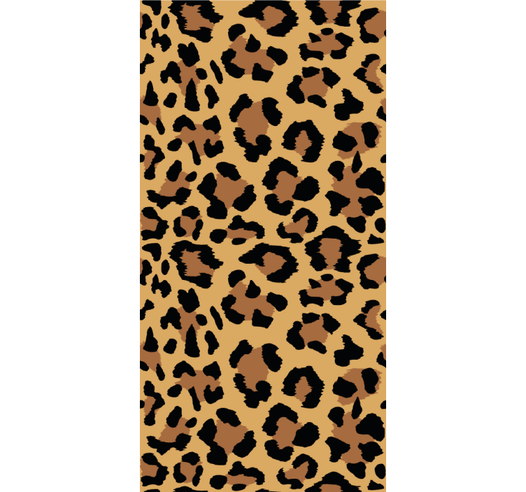 Cool panther print Animal Wallpaper - TenStickers