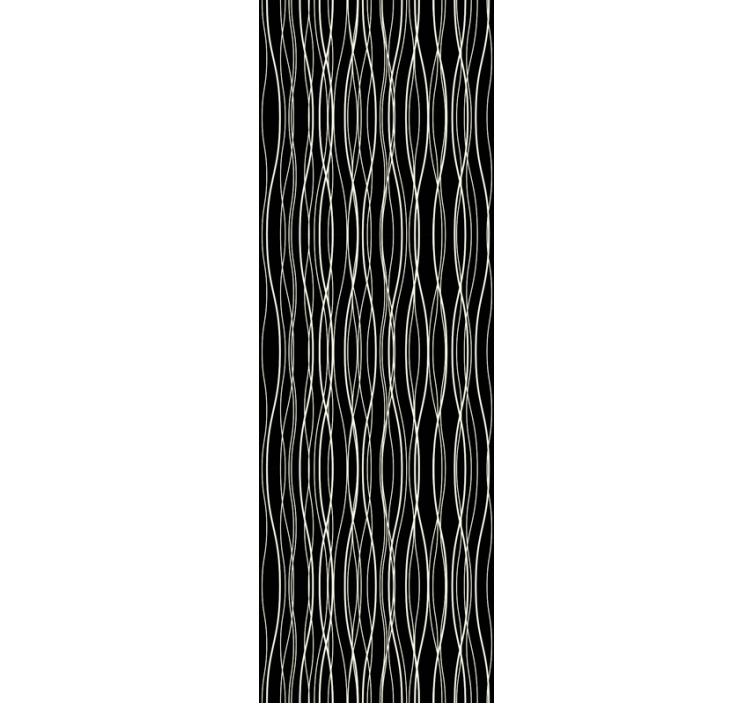 Curvilinear Lines vertical line wallpaper - TenStickers