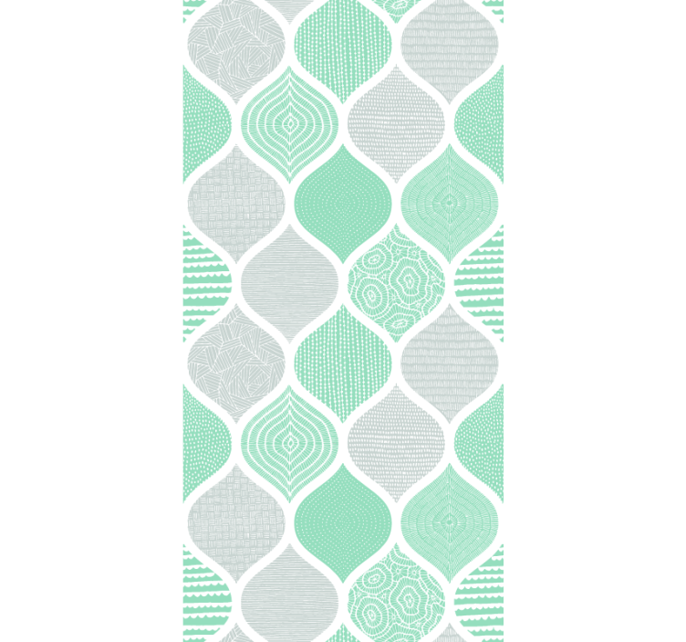 Geometric Textured Patterns geometric wallpaper - TenStickers