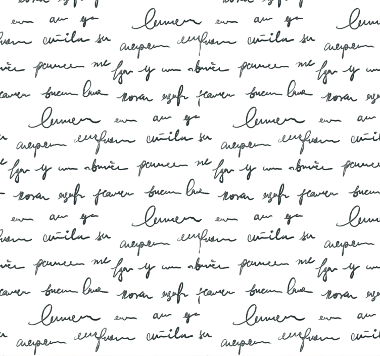Cursive Script Imagery letter wallpaper - TenStickers