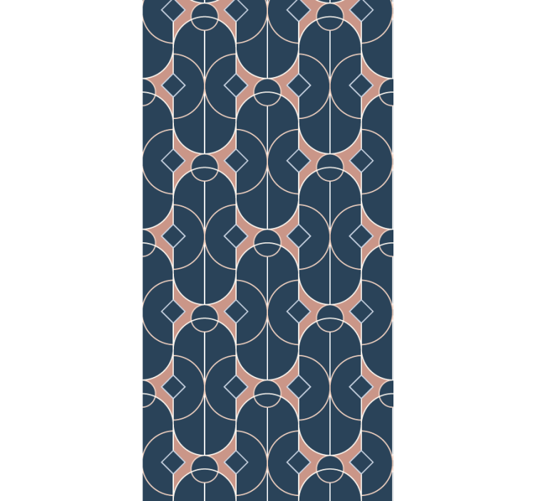 Geometric Chain Pattern geometric wallpaper - TenStickers