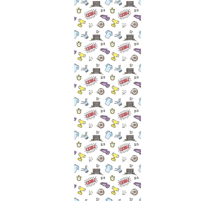 Soccer Fun Theme nursery wallpaper - TenStickers