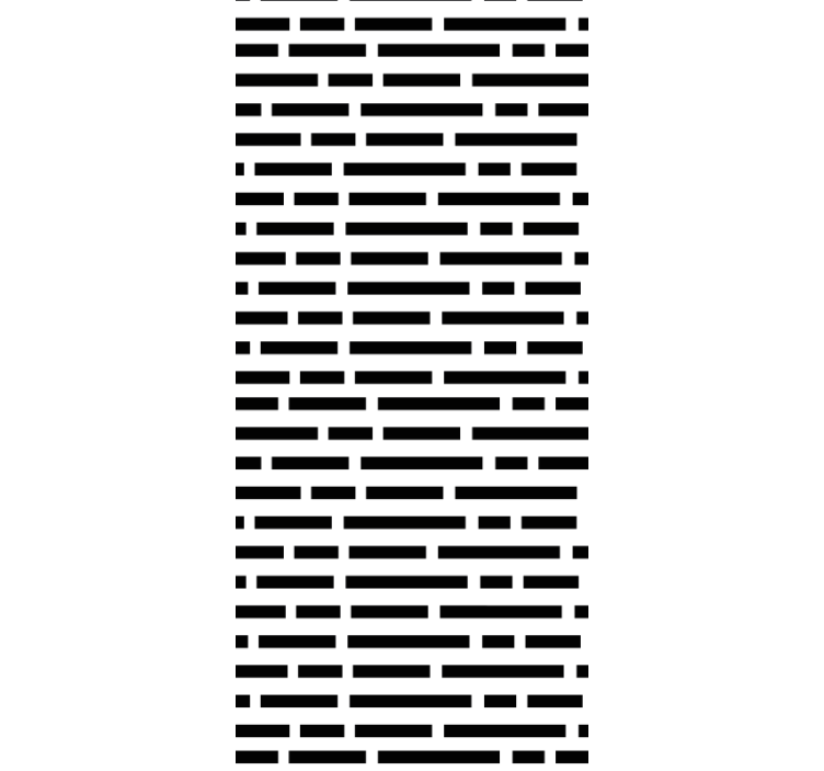 Horizontal Grid horizontal striped wallpaper - TenStickers