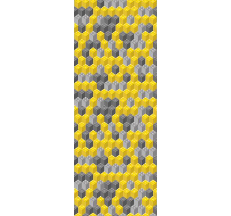 Geometric Honeycomb geometric wallpaper - TenStickers