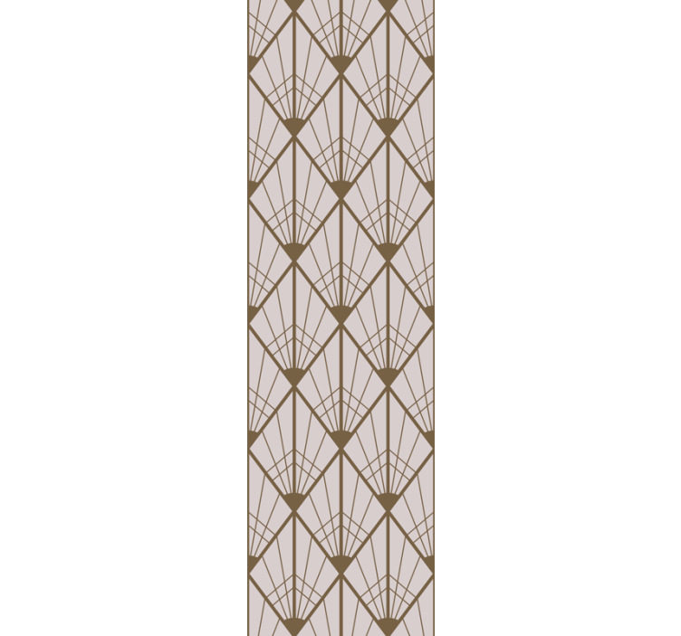 Geometric Fan Design geometric wallpaper - TenStickers