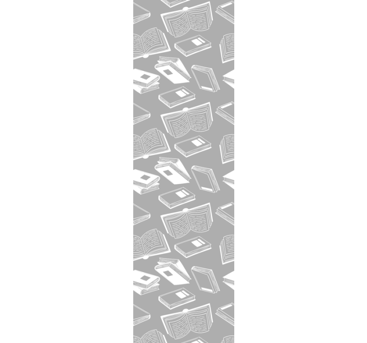 Nordic style grey poem Bedroom Wallpaper - TenStickers