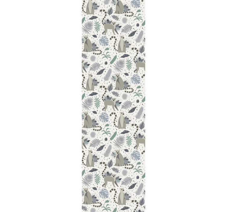 Nordic lemur Bedroom Wallpaper - TenStickers