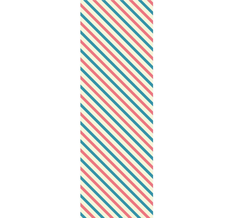 Diagonal Striped Pattern striped wallpaper - TenStickers