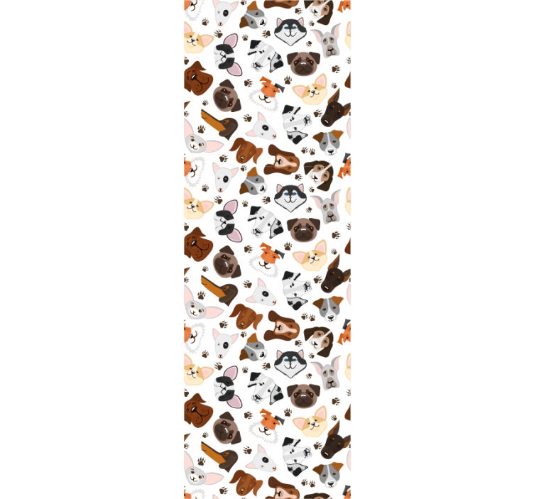 Canine Collection dogs wallpaper - TenStickers