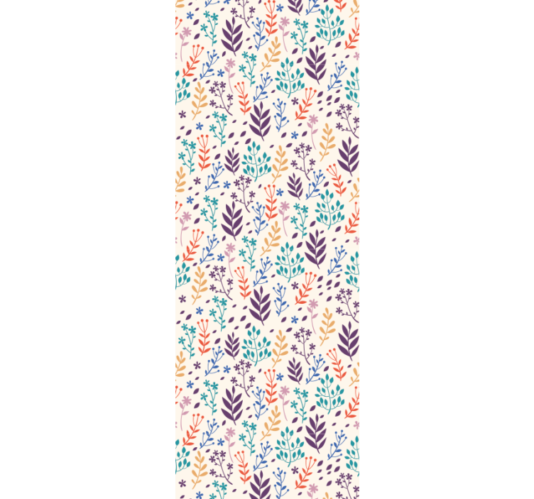 Autumnal Leaf Patterns leaf wallpaper - TenStickers