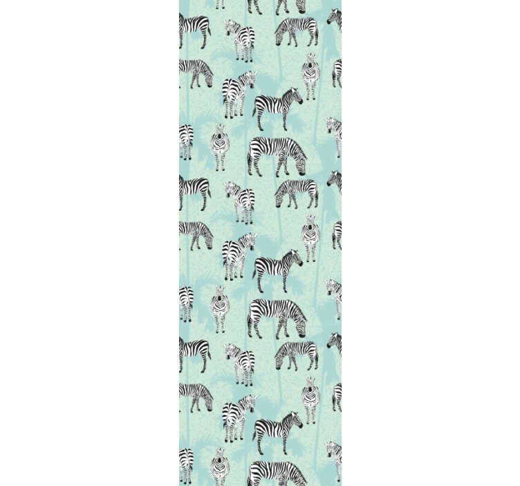 Zebra Patterns zebra wallpaper - TenStickers