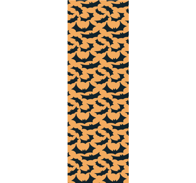 Halloween Bats Pattern halloween wallpaper - TenStickers