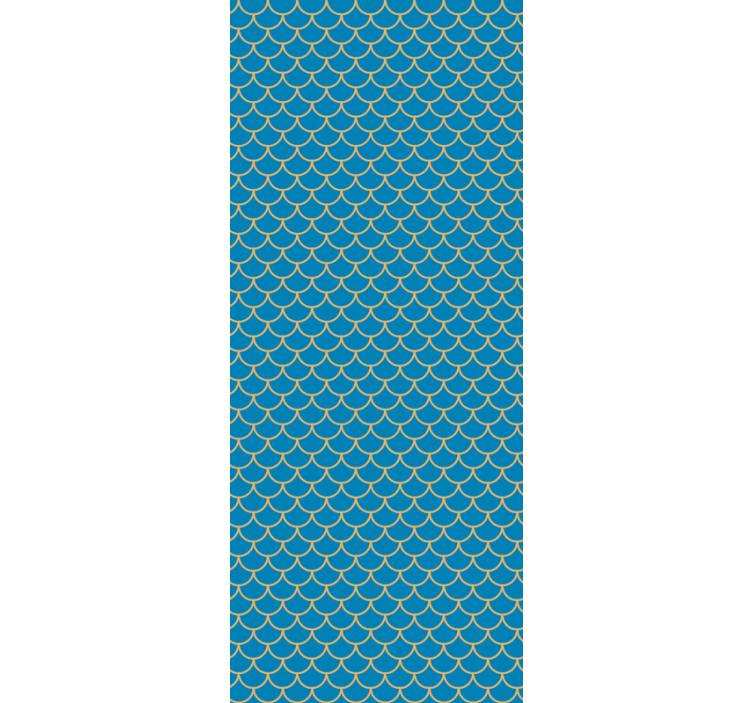 Geometric Scales geometric wallpaper - TenStickers