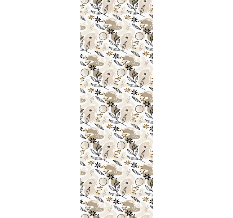 Botanical Fauna Pattern animal wallpaper - TenStickers