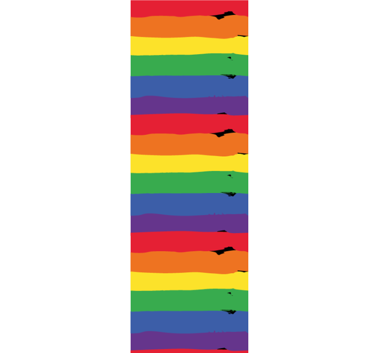 Rainbow Striped Background striped wallpaper - TenStickers