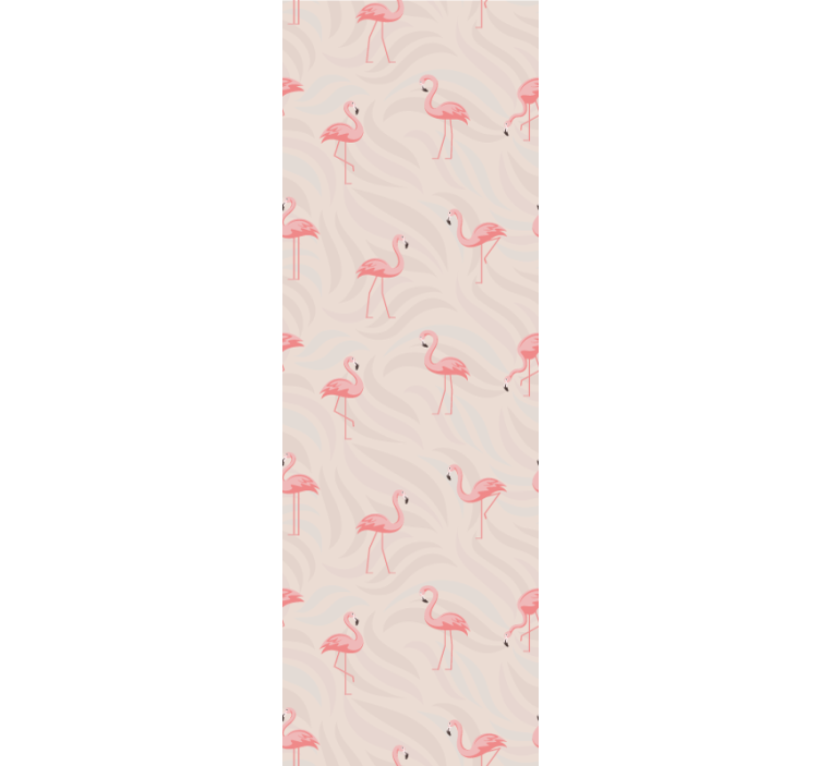 Flamingo Ensemble animal wallpaper - TenStickers
