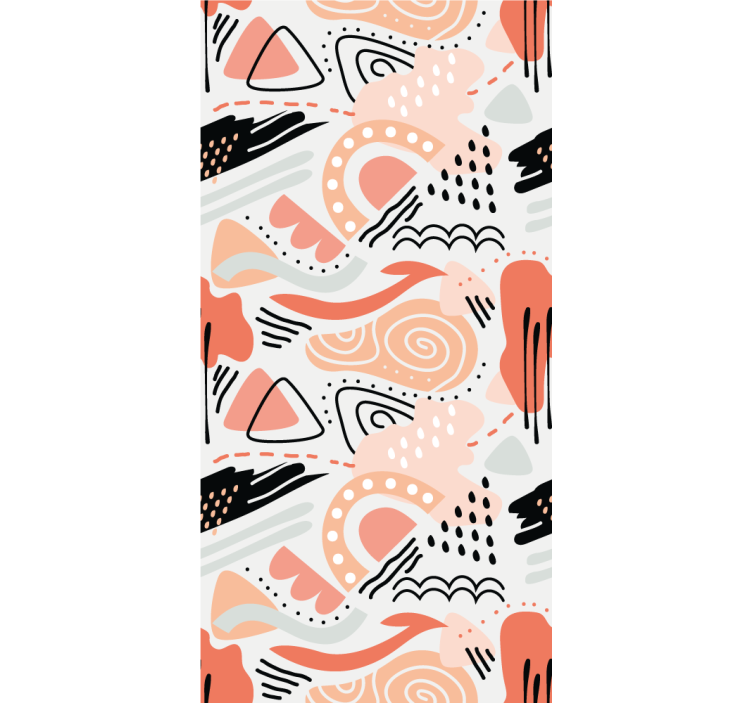 Abstract Shapes abstract wallpaper - TenStickers