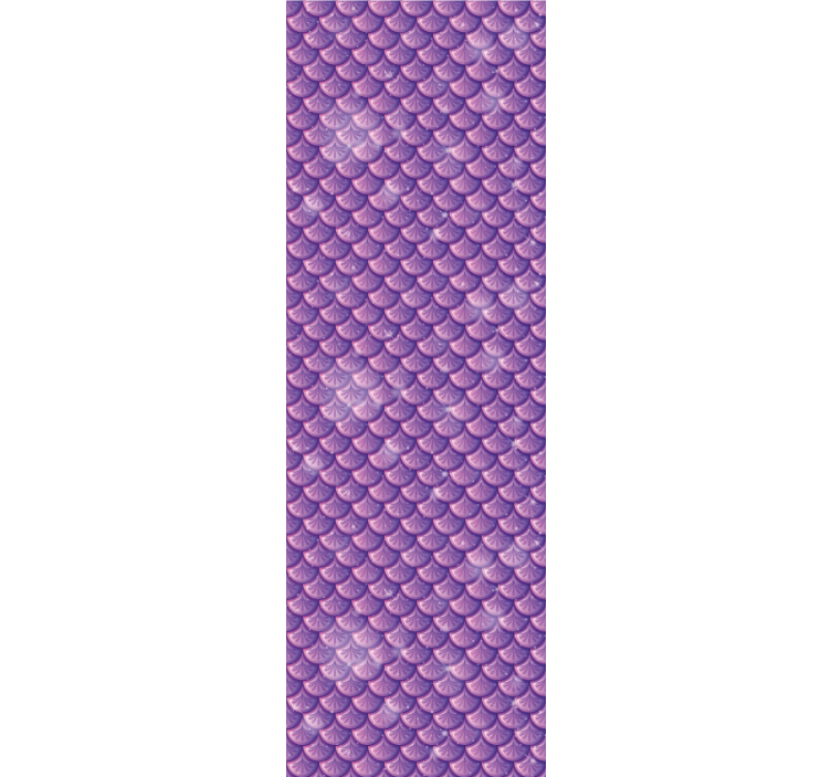 Mermaid Scales lilac wallpaper - TenStickers