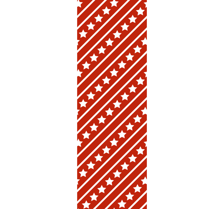 White stars over a red background wallpaper - TenStickers